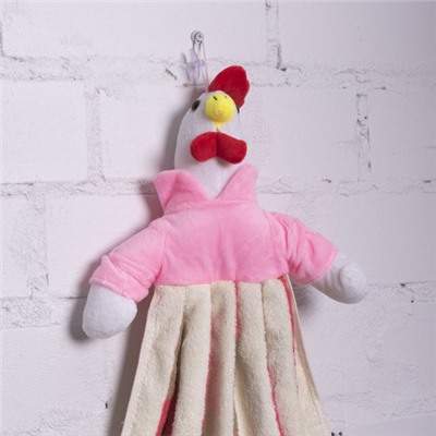 Кукла-полотенце интерьерная 30 50/26 см цвет розовый