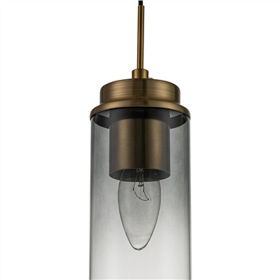 Подвесной светильник Escada 2118/1S E14*40W Black/Brass
