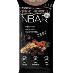 Батончик NBar Lite «Арахис-шоколад» (30г)