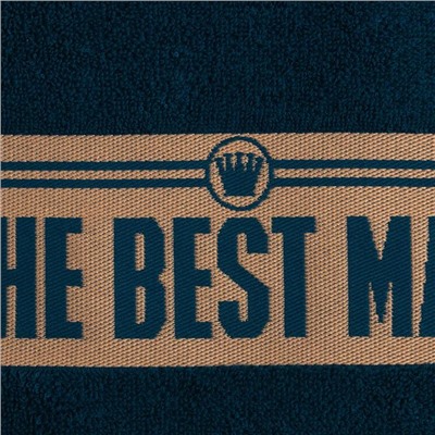 Полотенце махровое Этель "The best man" 30х60 см, 100% хлопок, 360гр/м2