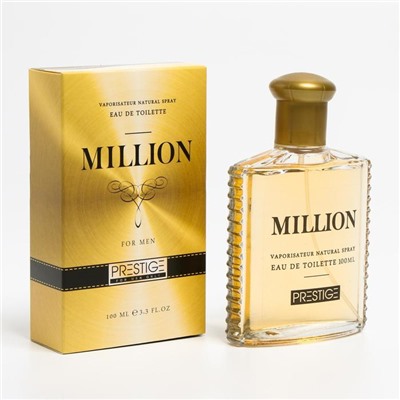 Туалетная вода мужская Prestige Million, 100 мл (по мотивам 1 Million (P.Rabanne)