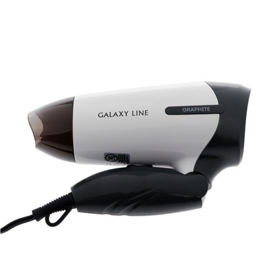 Фен Galaxy LINE GL 4344, 1400Вт, 2 скорости, складная ручка, концетратор, черный