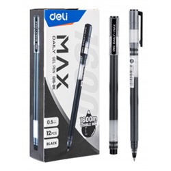 Ручка гелевая Daily Max EG16-BK 0.5мм черная (1504105) Deli
