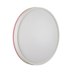 7708/DL COLOR SN 100 Светильник пластик/белый/розовый LED 48Вт 4000К D400 IP43 KEZO PINK