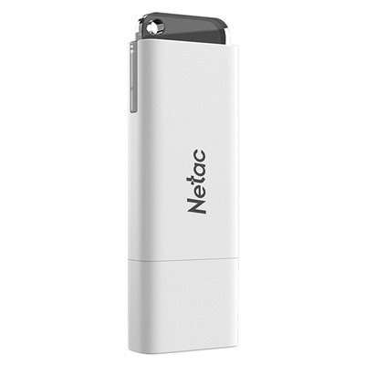 Флэш накопитель USB 32 Гб Netac U185 с LED индикатором 3.0 (white)