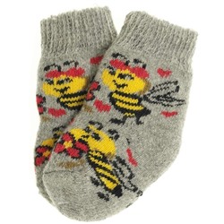 6103-1 Носки детские теплые "Пчелки"