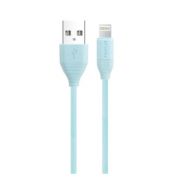 Кабель USB - Apple lightning Awei CL-093  100см 2,4A  (blue)