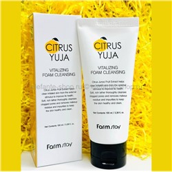 Пенка для умывания FarmStay Citrus Yuja Vitalizing Foam Cleansing 100ml (13)