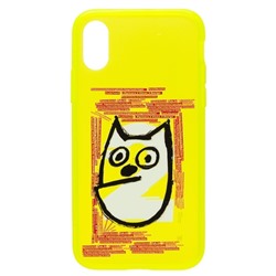 Чехол-накладка - PC046 для "Apple iPhone X/iPhone XS" 02 (yellow)