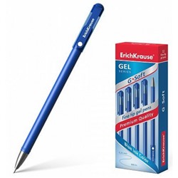 Ручка гелевая G-SOFT 0.38мм синяя 39206 ErichKrause