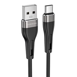 Кабель USB - Type-C Borofone BX46  100см 3A  (black)