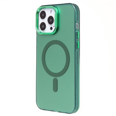 Чехол-накладка - SM025 SafeMag для "Apple iPhone 13 Pro Max" (green) (232115)