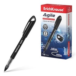 Ручка-роллер 0.5мм 55878 "Agile" черная Erich Krause