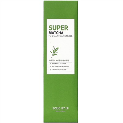 Some By Mi, Super Matcha Pore Clean Cleansing Gel, 3.38 fl oz (100 ml)