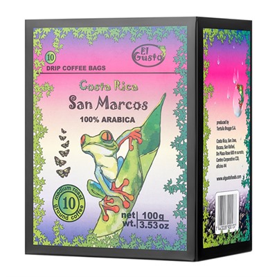 Кофе "San Marcos", дрип-пакеты El Gusto, 100 г