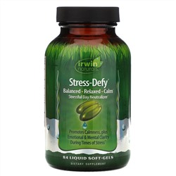 Irwin Naturals, Stress-Defy, 84 жидких желатиновых капсул