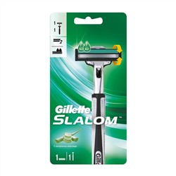 Станок для бритья   Slalom (Vector) Push Clean (+ 1 кассета), (без подставки)