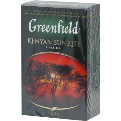Greenfield. Kenyan Sunrise 100 гр. карт.пачка