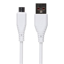 Кабель USB - micro USB SKYDOLPHIN S20V (повр. уп.)  100см 2,4A  (white)