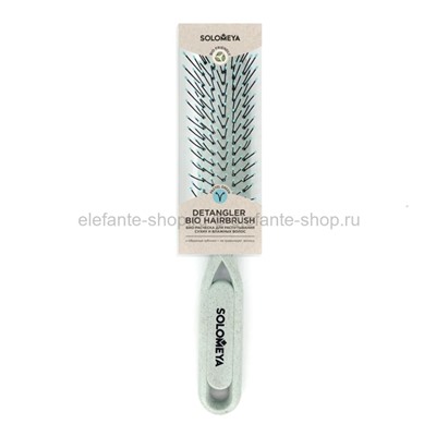 Расческа для распутывания сухих и влажных волос Solomeya Detangling Bio Hair Brush Mint (51)