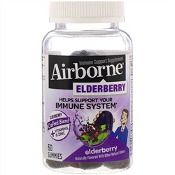 AirBorne, Добавка для укрепления иммунитета с бузиной, 60 жевательных таблеток