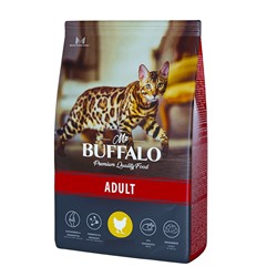 Mr.Buffalo ADULT Сухой корм для кошек курица 10кг 8670 АГ