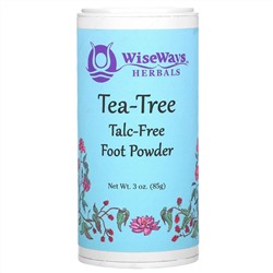 WiseWays Herbals, Tea-Tree Foot Powder, 3 oz (85 g)