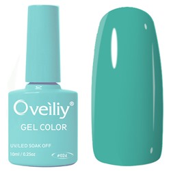 Oveiliy, Gel Color #024, 10ml