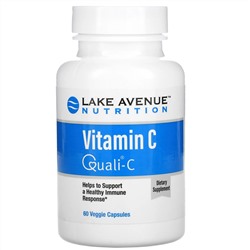 Lake Avenue Nutrition, Витамин C, с Quali-C, 1000 мг, 60 вегетарианских капсул