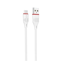 Кабель USB - micro USB Borofone BX17 Enjoy  100см 2,4A  (white)