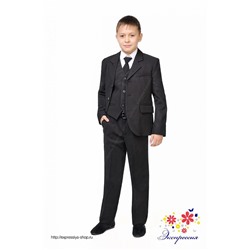 РАСПРОДАЖАШкольный костюм двойка для мальчика 163-18 (пиджак+брюки)