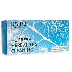 Гринвей Чайный напиток для мягкого очищения организма TeaVitall Express Fresh 1, 30 фильтр-пакетов