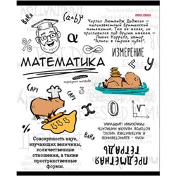 Тетрадь 48л "КАПИБАРА" по математике 48-0039 Проф-Пресс