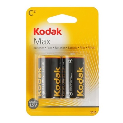 Батарейка C Kodak LR14 Max (2-BL) (20/200/7200)