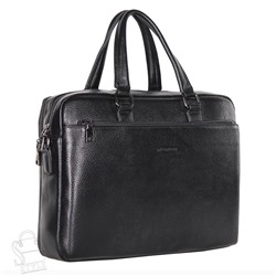 Портфель мужской кожаный 66286-6H black Heanbag