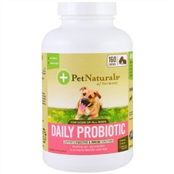 Pet Naturals of Vermont, Ежедневный пробиотик для собак, 160 жевательных пастилок