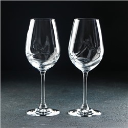 Набор бокалов для вина Bohemia Crystal «Турбуленция», 350 мл, 2 шт