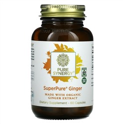 Pure Synergy, SuperPure Ginger, 60 Capsules