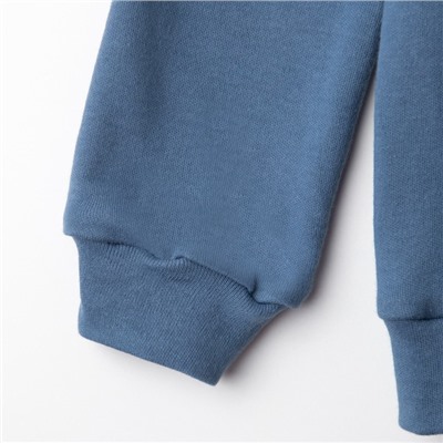 Костюм детский (свитшот, шорты) MINAKU, цвет синий, рост 104 см