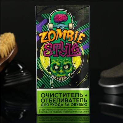 Набор для ухода за обувью Zombie style, очиститель , отбеливатель