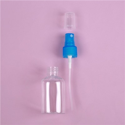 Бутылочка для хранения, с распылителем, 50 мл, цвет МИКС/прозрачный