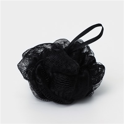 Мочалка - шар для тела CUPELLIA SPA, 30 гр, цвет чёрный