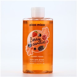 Гель для душа, 450 мл, аромат ягодные леденцы,CANDY FOOD by PICO MICO