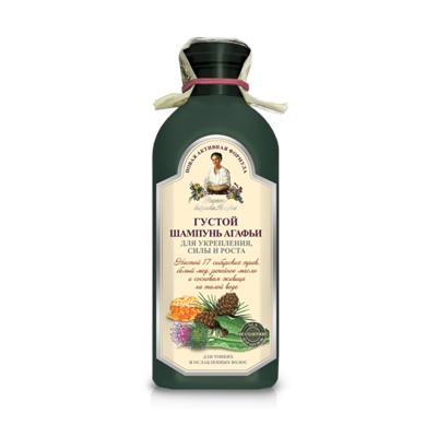 РБА Шампунь 350мл /темн.бут Густой Агафьи для тонких, ослабленных волос /8582
