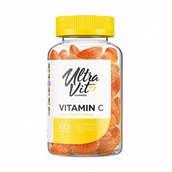 Витамин С в жевательных таблетках UltraVit, 60 шт