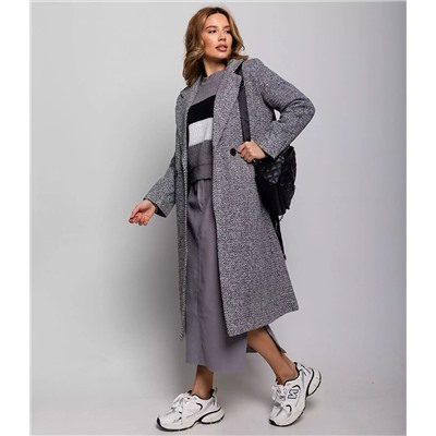 Пальто #КТ2215 (1), серый