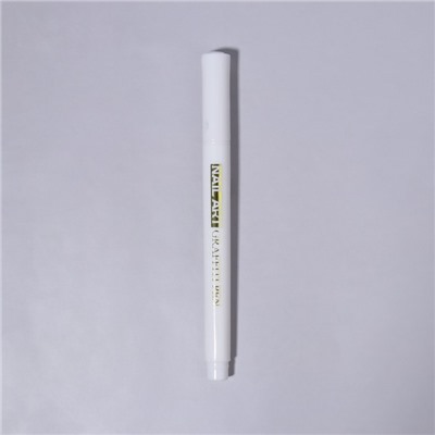 Маркер для дизайна ногтей, акриловый, 13,5 см, цвет белый
