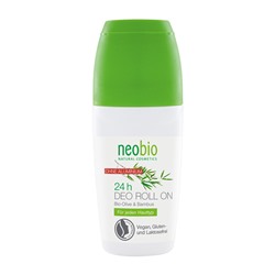 Дезодорант шариковый 24 часа с био-оливой и бамбуком NeoBio, 50 мл