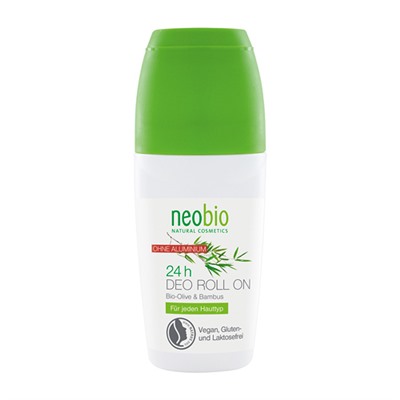 Дезодорант шариковый 24 часа с био-оливой и бамбуком NeoBio, 50 мл