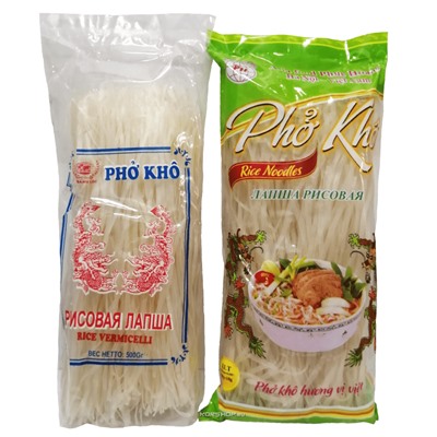 Лапша рисовая плоская Вьетнам 500 г